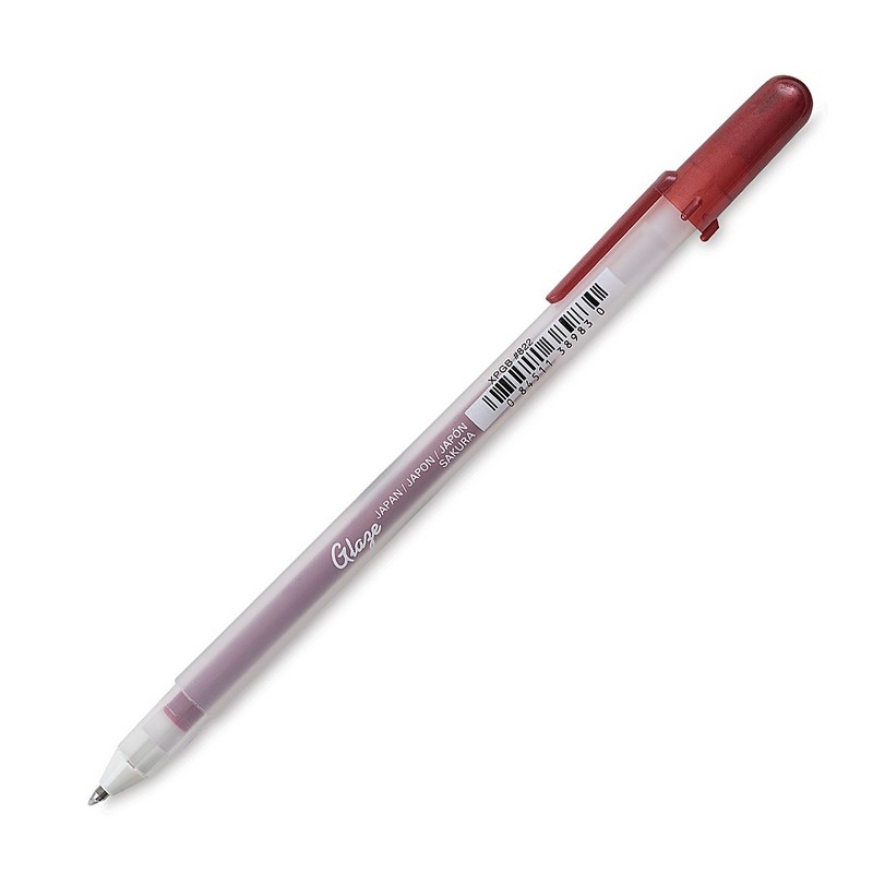 Sakura Gelly Roll GLAZE 0,4mm, 3D Deep Red