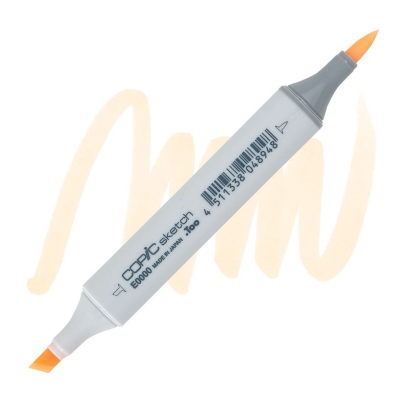 Lihová fixa COPIC Sketch oboustranná Brush & Chisel, E0000 Floral white