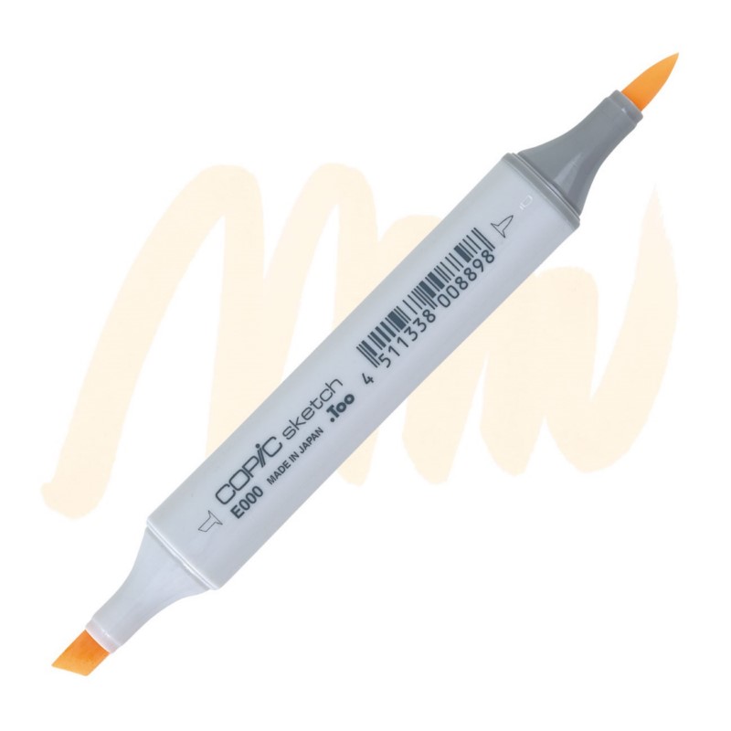 Lihová fixa COPIC Sketch oboustranná Brush & Chisel, E000 Pale fruit pink