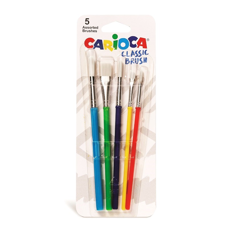 CARIOCA Barevné štětce CARIOCA, 5ks