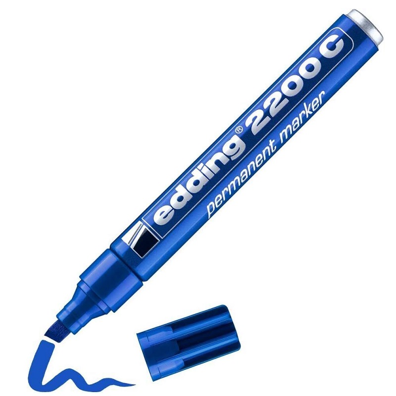 Permanentní popisovač EDDING 2200 C, modrý