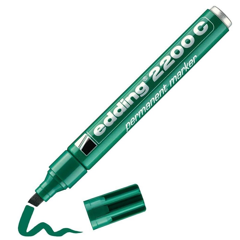 Permanentní popisovač EDDING 2200 C, zelený