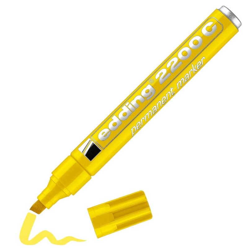 Permanentní popisovač EDDING 2200 C, žlutý