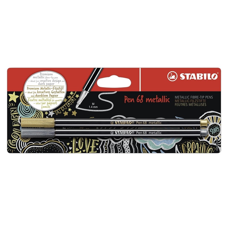Fix STABILO Pen 68 metallic, 2ks