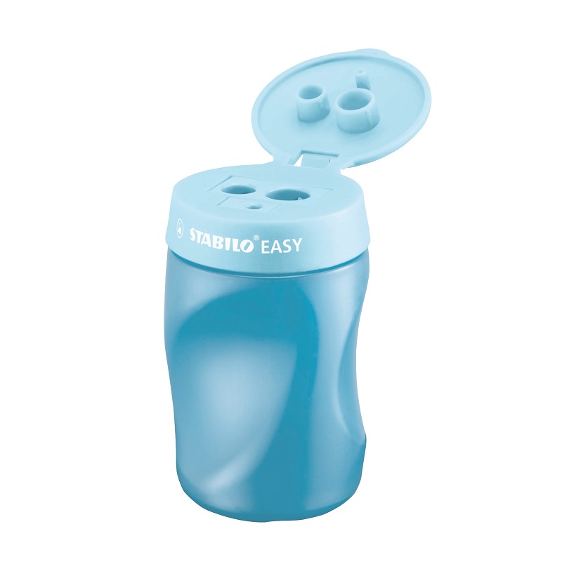 Ořezávátko STABILO EASY s 3 otvory, modré pro praváky