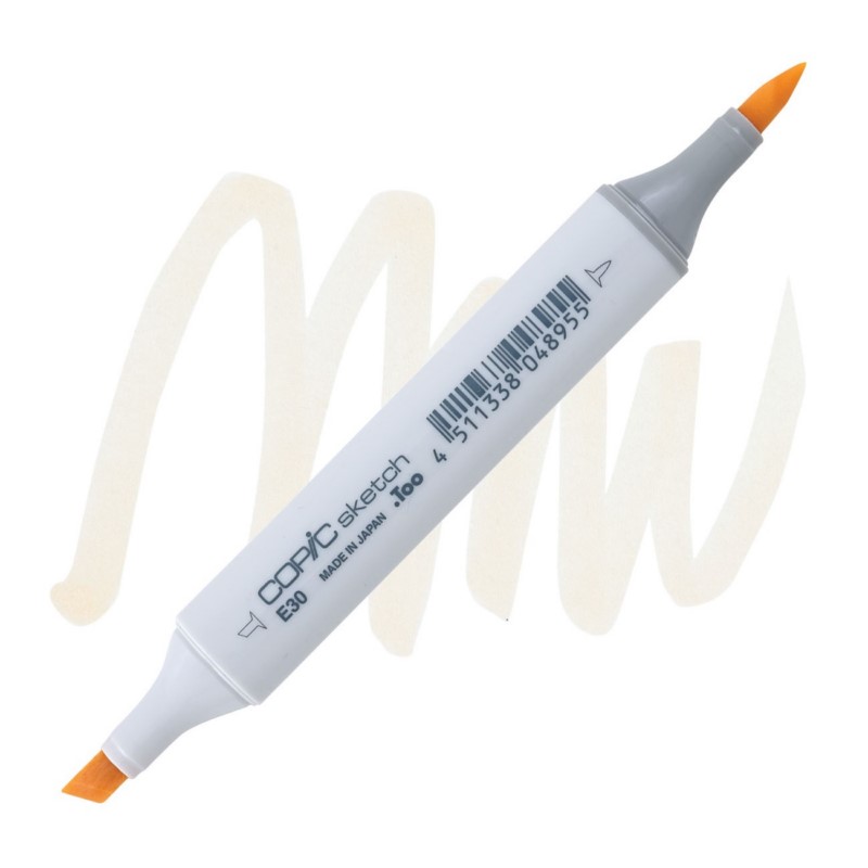 Lihová fixa COPIC Sketch oboustranná Brush & Chisel, E30 Bisque