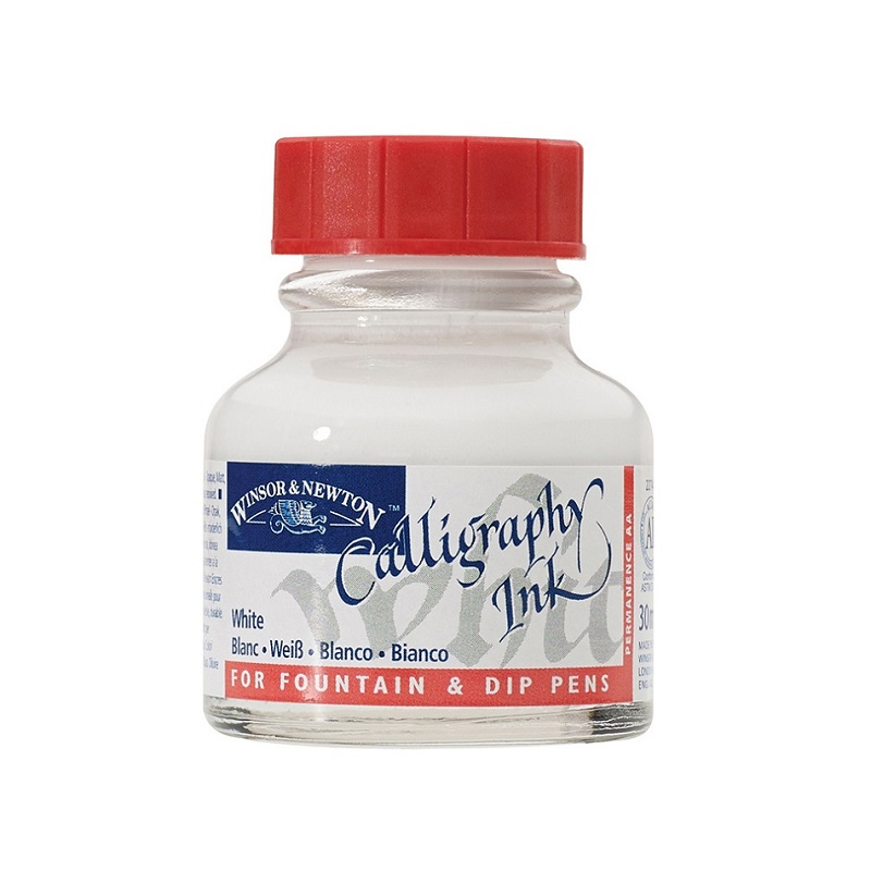 Kaligrafický inkoust WINSOR & NEWTON Calligraphy Ink, 30ml White