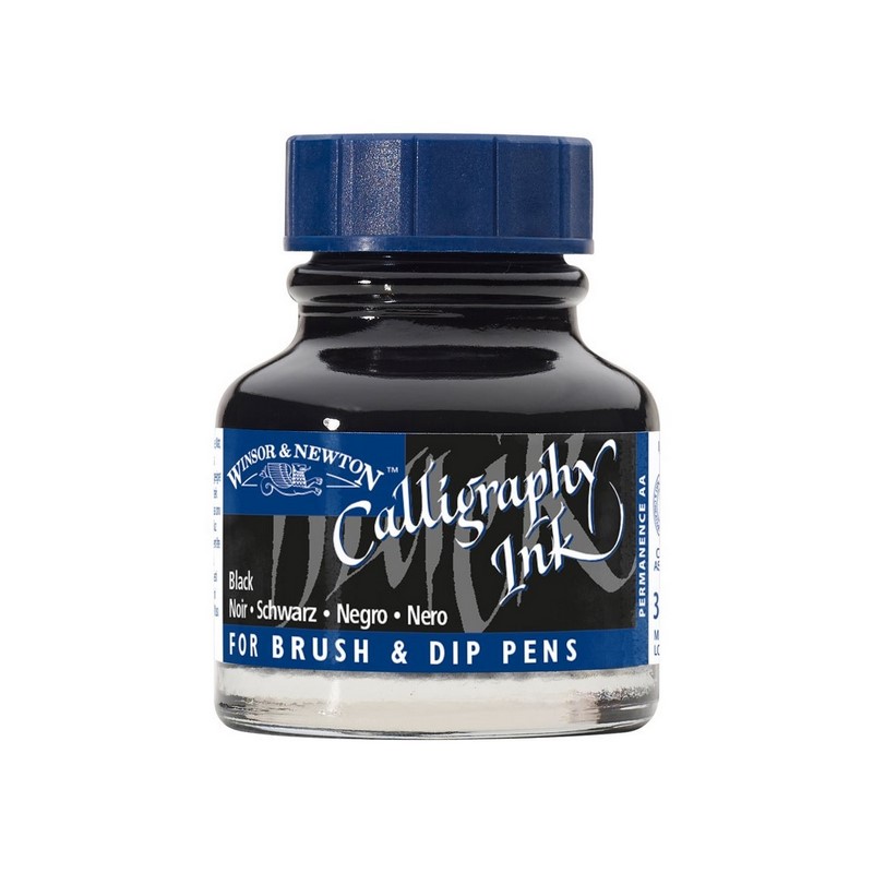 Kaligrafický inkoust WINSOR & NEWTON Calligraphy Ink, 30ml Black