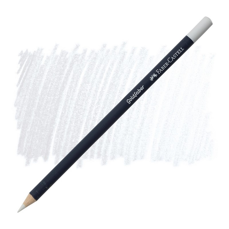 FABER-CASTELL pigmentová pastelka GOLDFABER, 101 White