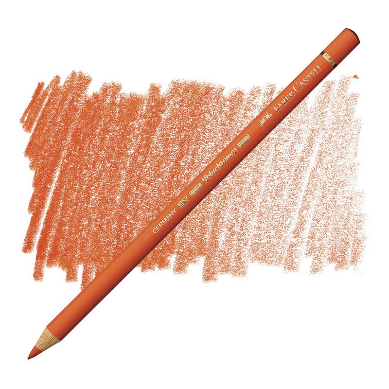 FABER-CASTELL olejová pastelka POLYCHROMOS, 115 Dark Cadmium Orange