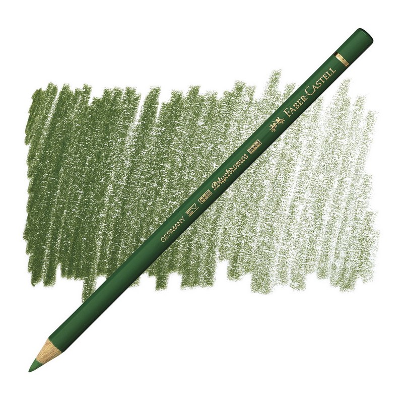 FABER-CASTELL olejová pastelka POLYCHROMOS, 167 Permanent Green Olive