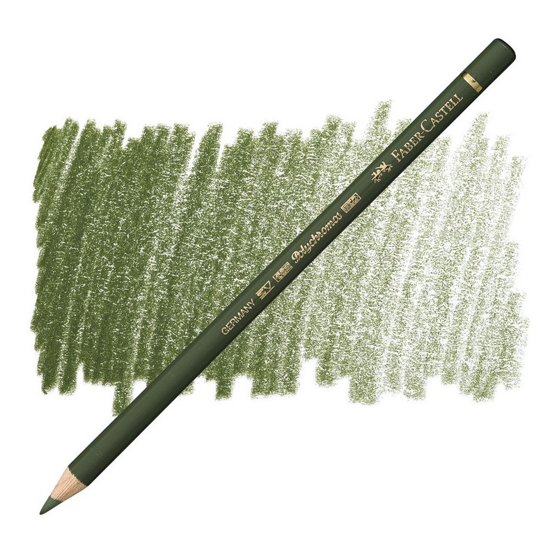 FABER-CASTELL olejová pastelka POLYCHROMOS, 174 Chrome Green Opaque