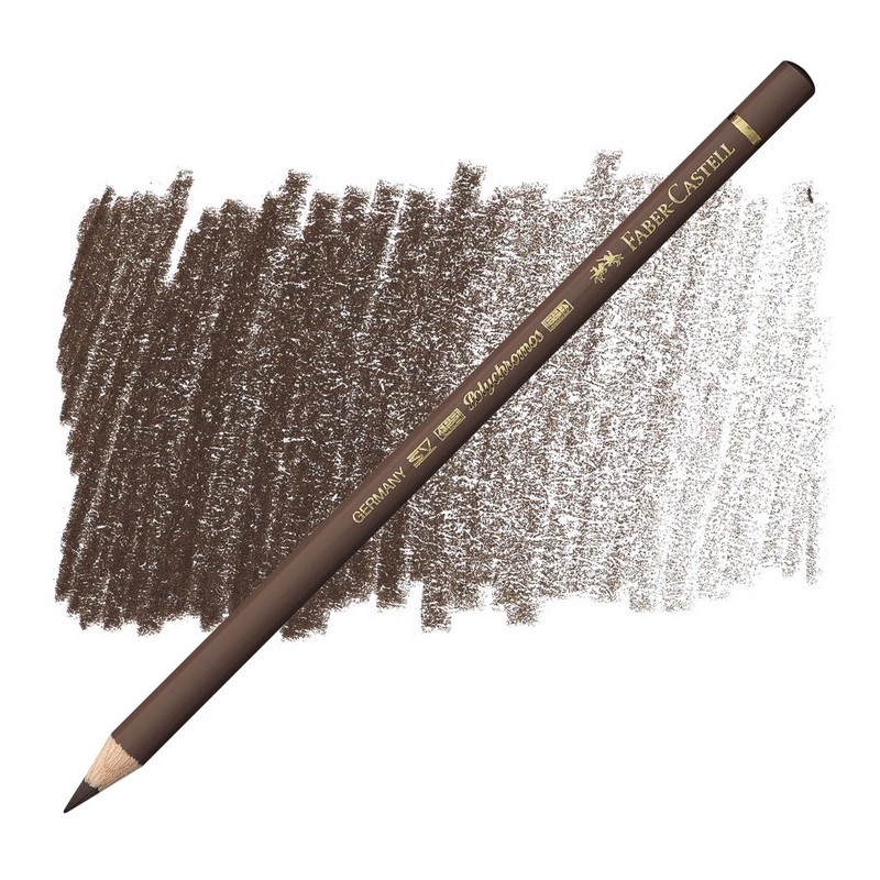 FABER-CASTELL olejová pastelka POLYCHROMOS, 176 Van Dyck Brown