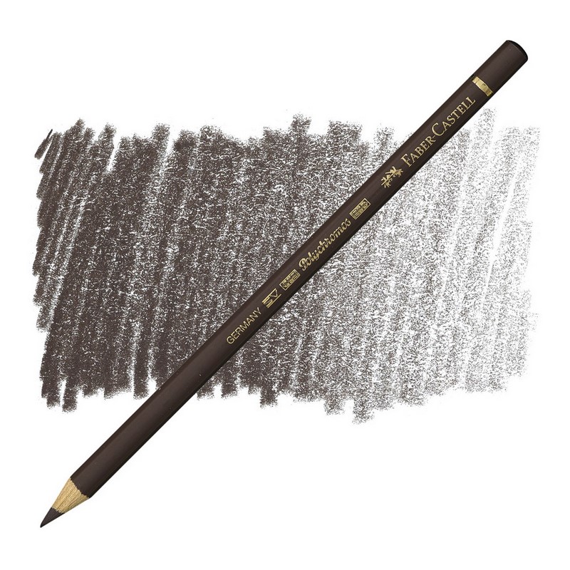 FABER-CASTELL olejová pastelka POLYCHROMOS, 177 Walnut Brown