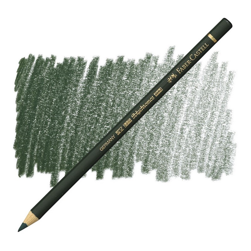 FABER-CASTELL olejová pastelka POLYCHROMOS, 278 Chrome Oxide Green