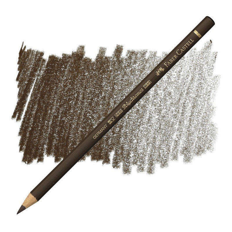 FABER-CASTELL olejová pastelka POLYCHROMOS, 280 Burnt Umber