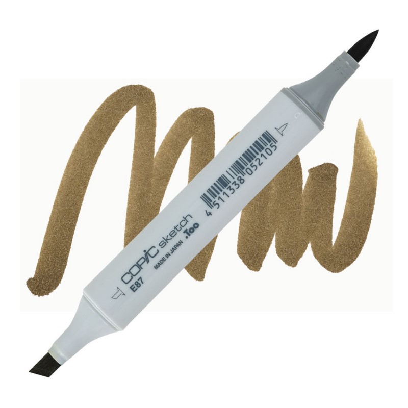 Lihová fixa COPIC Sketch oboustranná Brush & Chisel, E87 Fig
