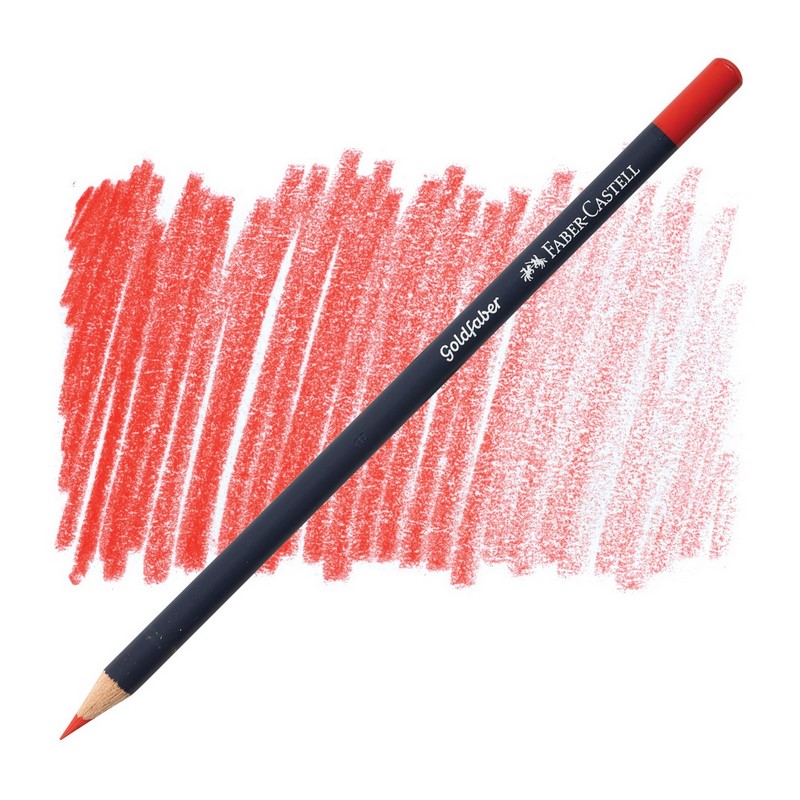 FABER-CASTELL pigmentová pastelka GOLDFABER, 118 Scarlet Red