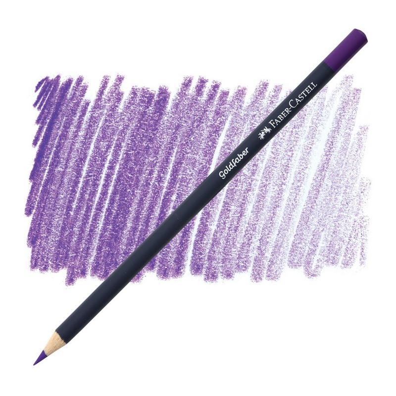 FABER-CASTELL pigmentová pastelka GOLDFABER, 136 Purple Violet