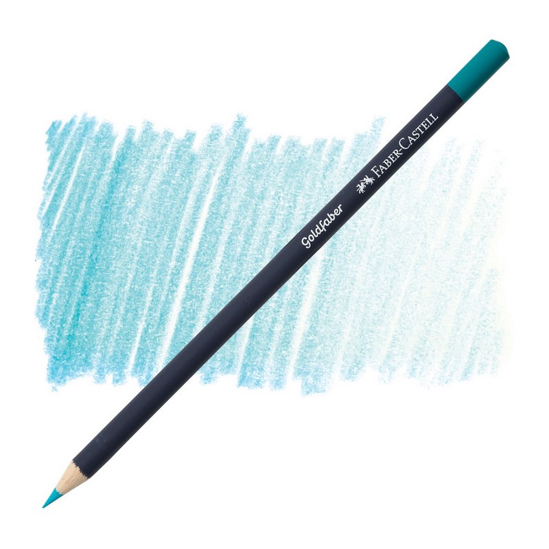 FABER-CASTELL pigmentová pastelka GOLDFABER, 154 Light Cobalt Turquoise