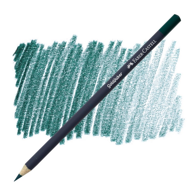 FABER-CASTELL pigmentová pastelka GOLDFABER, 158 Deep Cobalt Green