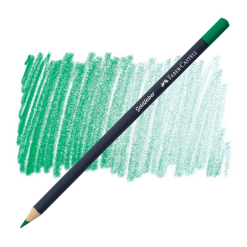 FABER-CASTELL pigmentová pastelka GOLDFABER, 163 Emerald Green