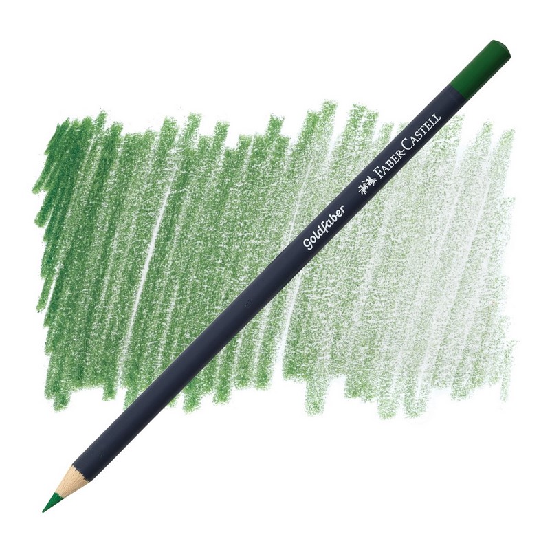FABER-CASTELL pigmentová pastelka GOLDFABER, 167 Permanent Green Olive
