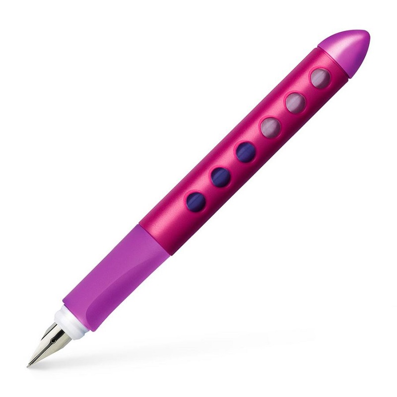 FABER-CASTELL plnící pero Scribolino, fialové pro leváky