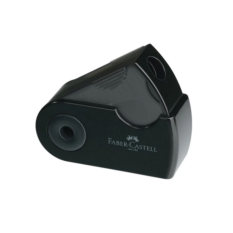 FABER-CASTELL ořezávátko Sleeve Mini, černé 1 otvor