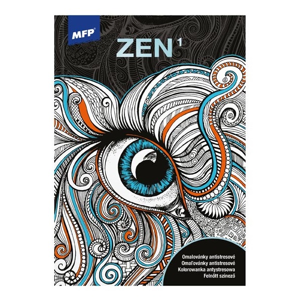 Omalovánky antistresové Zen I, A4 32 listů