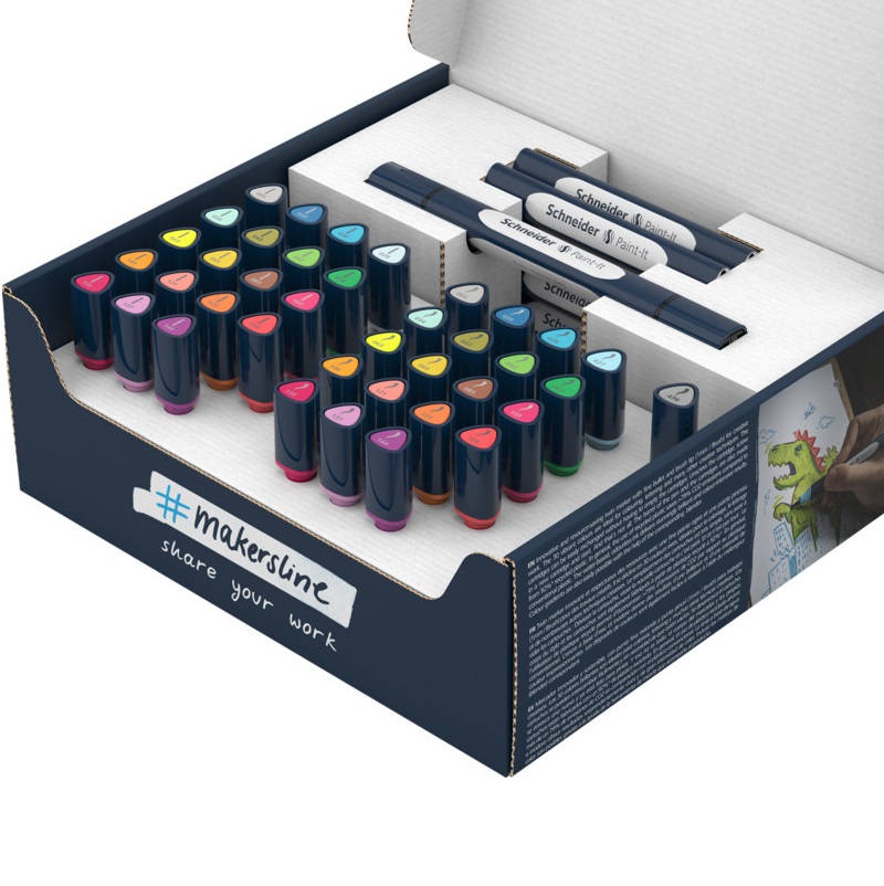 Fixy SCHNEIDER Paint-It Twin Tip, 52ks