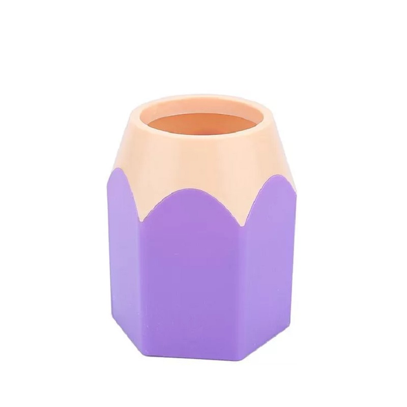 Plastový stojánek "pastelka", fialový