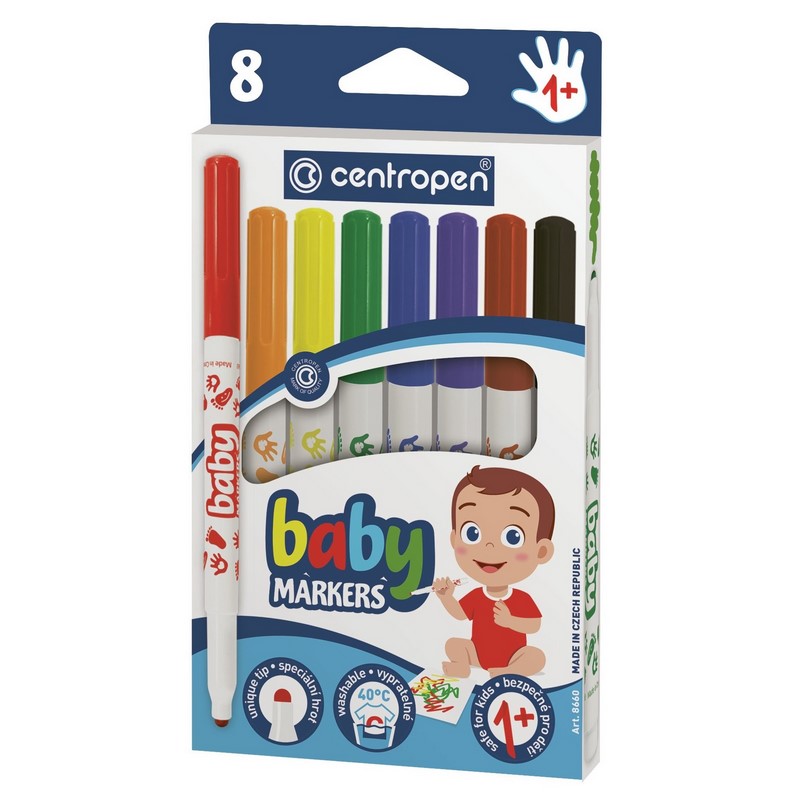 Dětské fixy CENTROPEN Baby Marker 8660, 8ks