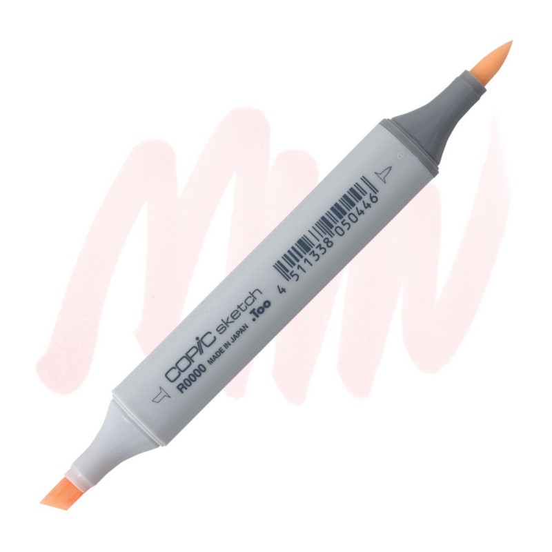 Lihová fixa COPIC Sketch oboustranná Brush & Chisel, R0000 Pink beryl