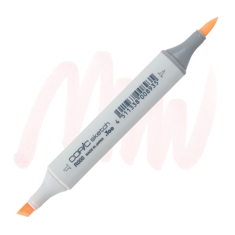 Lihová fixa COPIC Sketch oboustranná Brush & Chisel, R000 Cherry white