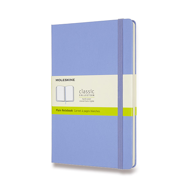 Skicář MOLESKINE tvrdý čistý nebesky modrý L