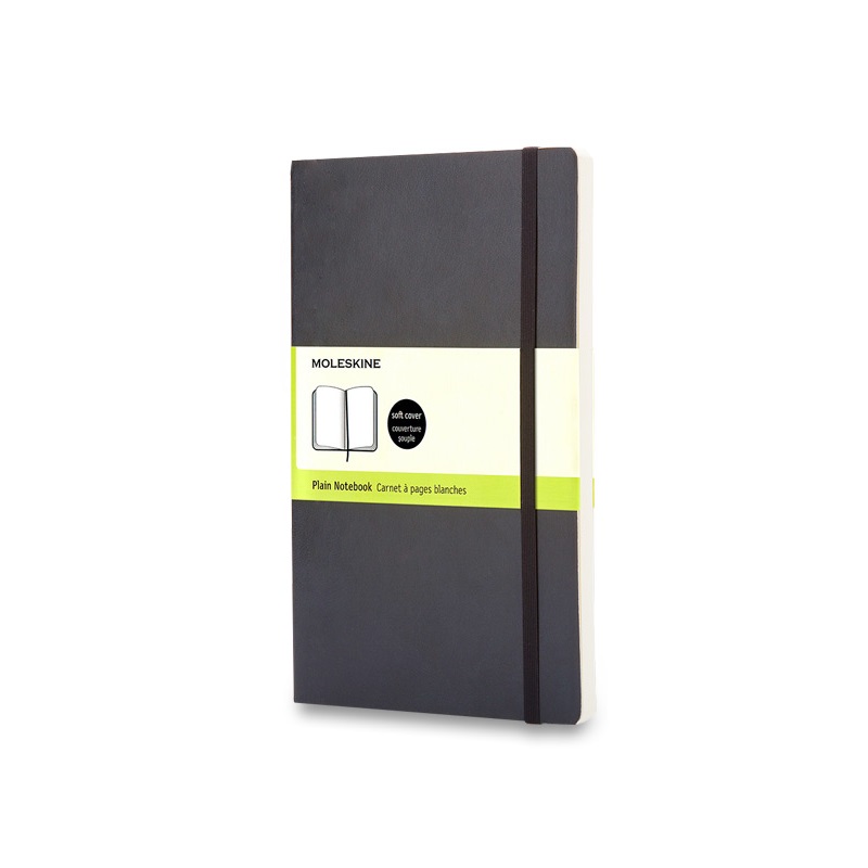 Skicář MOLESKINE měkký čistý černý S