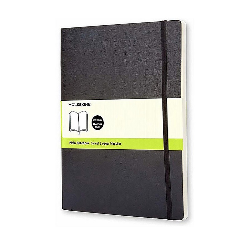 Skicář MOLESKINE měkký čistý černý L