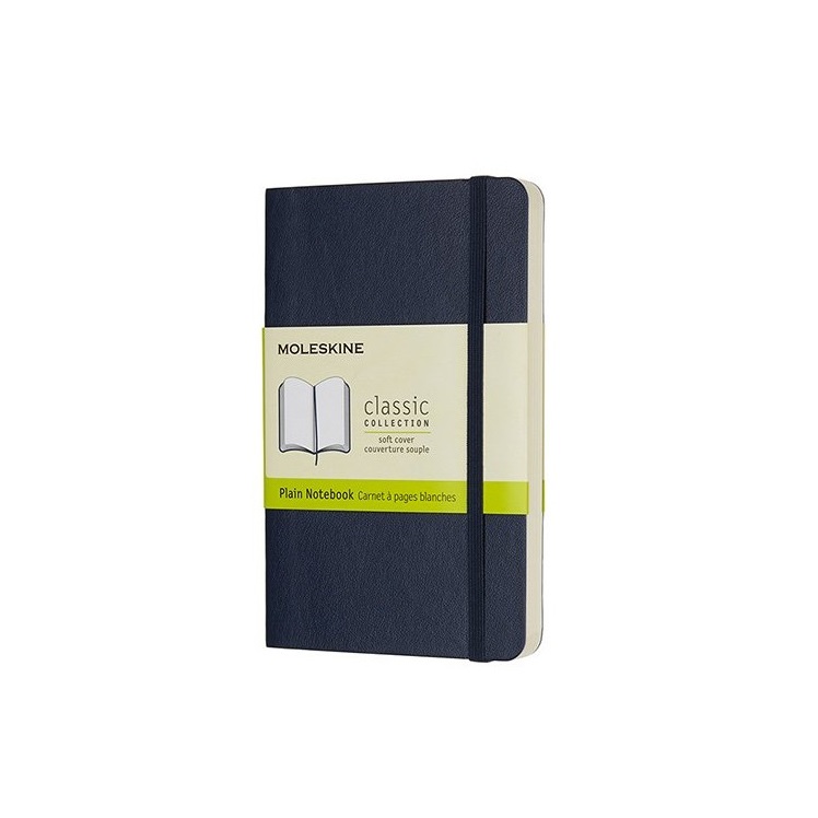 Skicář MOLESKINE měkký čistý modrý S