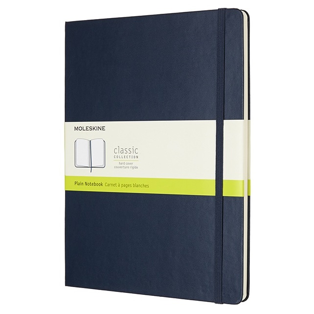 Skicář MOLESKINE měkký čistý modrý XL