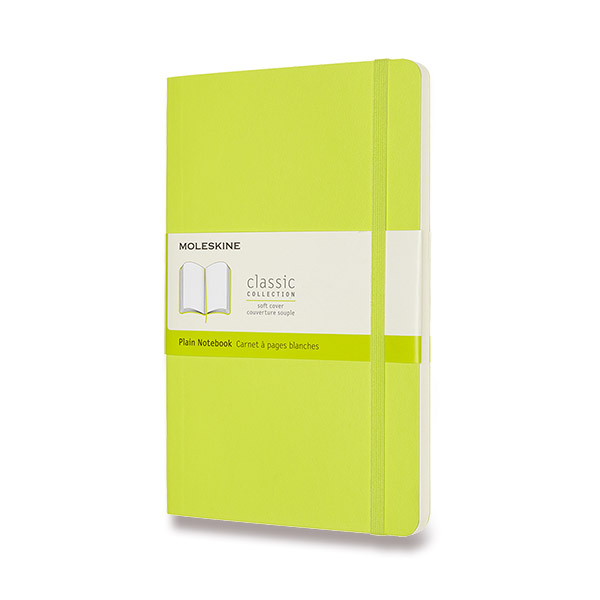 Skicář MOLESKINE měkký čistý limetka L