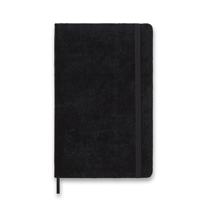 Zápisník MOLESKINE Velvet linkovaný černý L