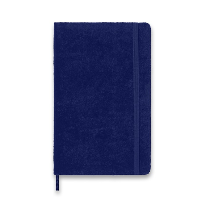 Zápisník MOLESKINE Velvet linkovaný fialový L