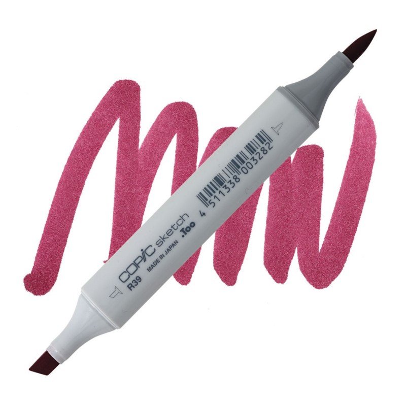 Lihová fixa COPIC Sketch oboustranná Brush & Chisel, R39 Garnet