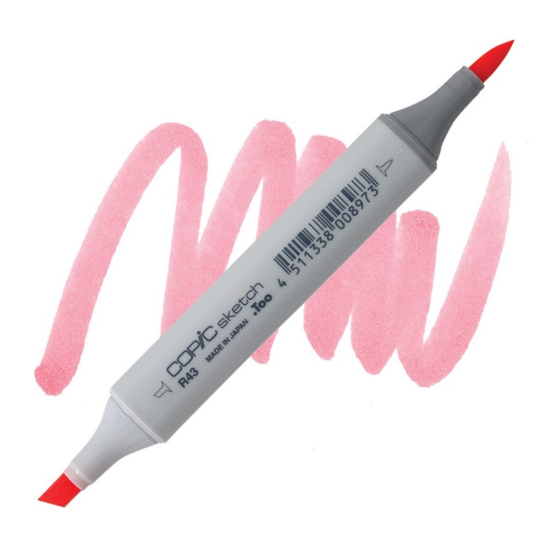 Lihová fixa COPIC Sketch oboustranná Brush & Chisel, R43 Bougainvillaea