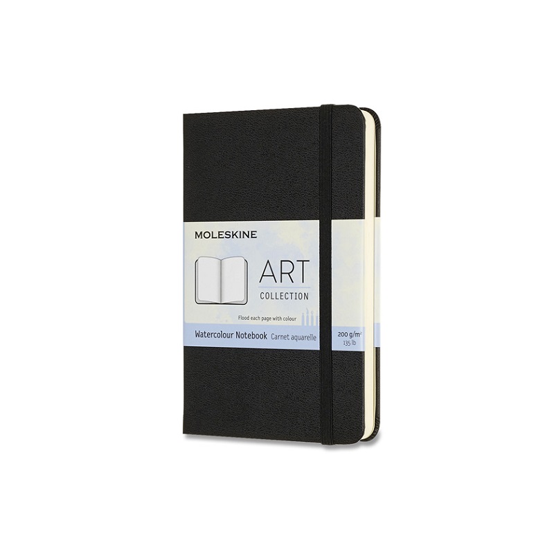 Skicář MOLESKINE Watercolour Notebook černý S