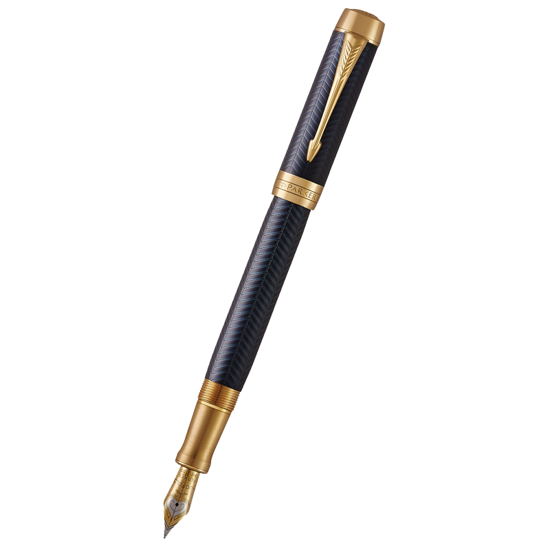 Plnící pero PARKER Duofold Prestige Blue Chevron "F"