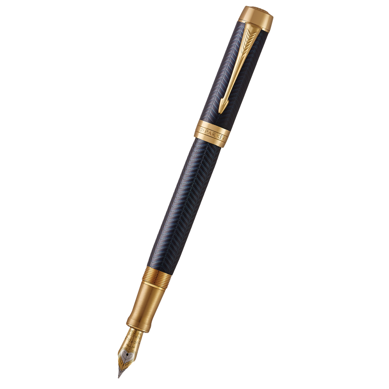 Plnící pero PARKER Duofold Prestige Blue Chevron "M"