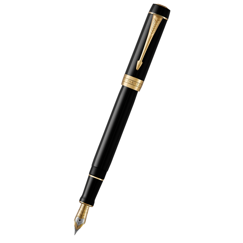 Plnící pero PARKER Duofold Classic Black GT "F"