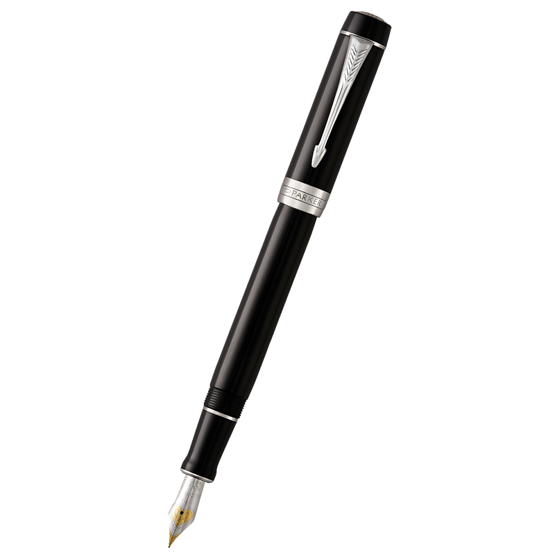 Plnící pero PARKER Duofold Classic Black CT "F"